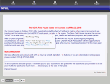 Tablet Screenshot of novafieldhouse.com